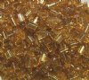 50g 5x4x2mm Topaz Silver Lined Tile Beads